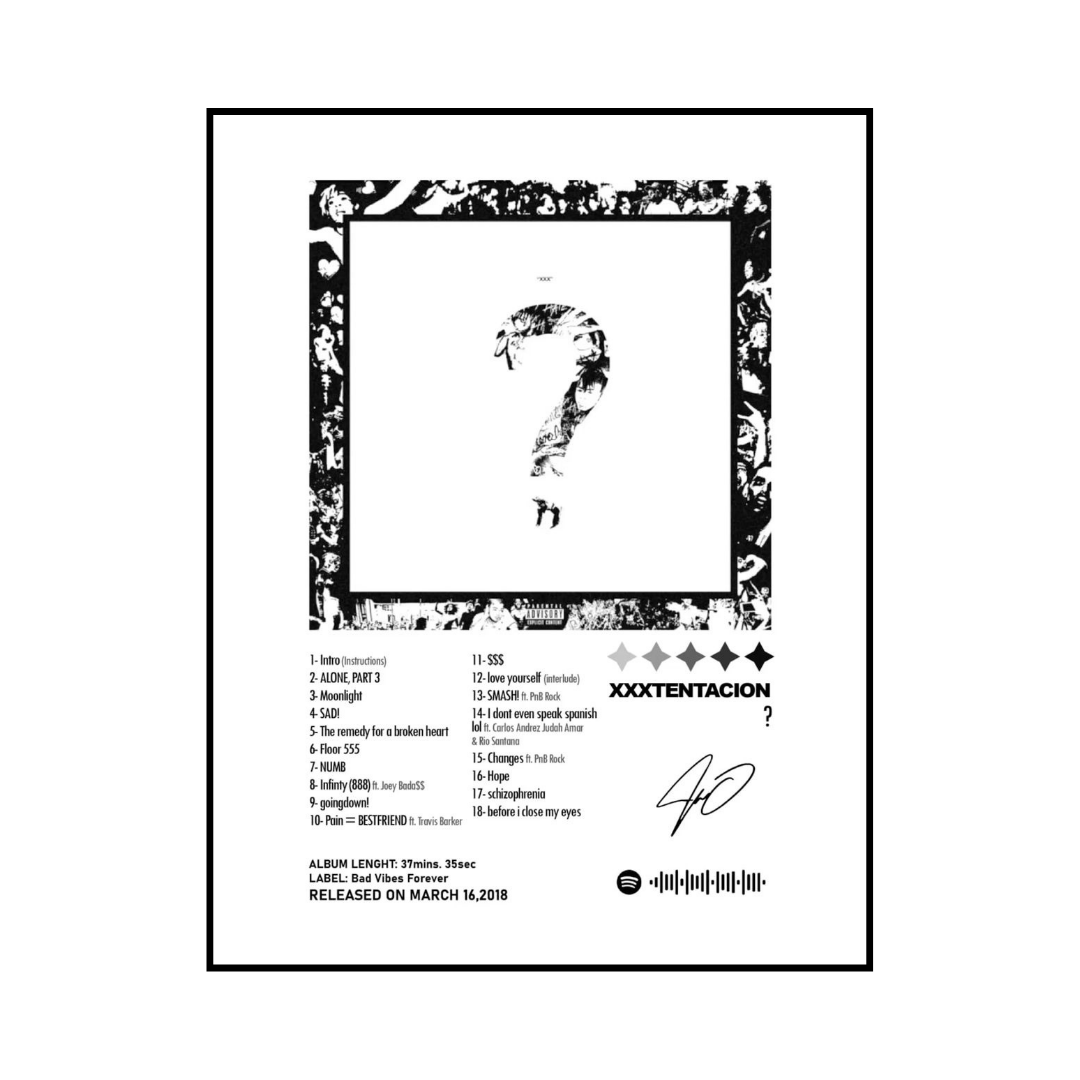 XXX Tentacion Poster - HIPHOPIST